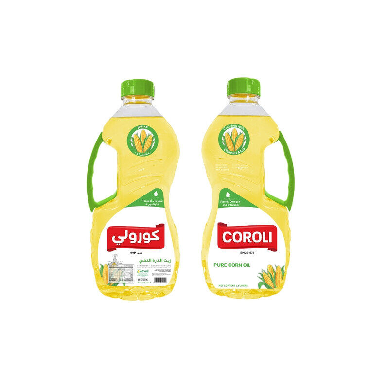 

Coroli Corn Oil 1.5 Liters - Pack of 2