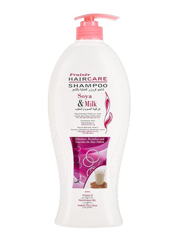 

Fruiser Haircare Soya & Milk Shampoo for All Hair Types, 900ml