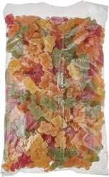 Sweet Factory Sour Bears Jelly Candies - Smooth and Silky Texture - Combination of Sour Tart and Sweet Flavours -2kg