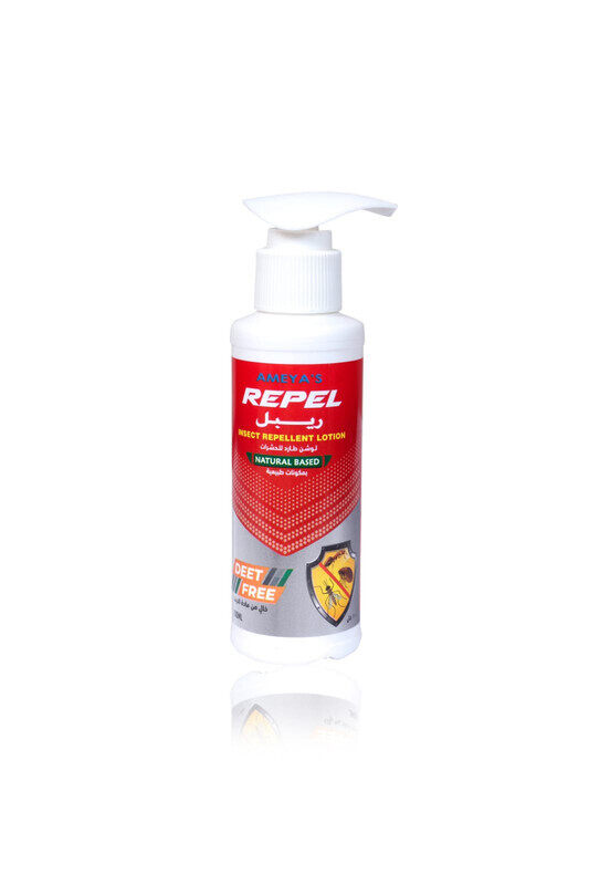 

Ameya Fzc Ameya's Insect Repellent Lotion - Deet Free Plant-Based Ingredients - Long-lasting - Protection Up-to 12hrs - 100ml