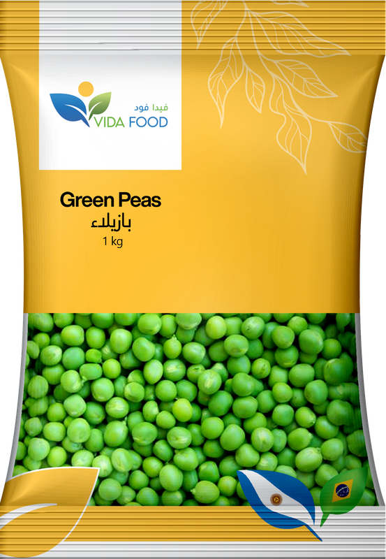 Vida Food Green Peas - GMO Free and Natural - Superfood with Protein, Fiber, Minerals & Vitamins - 1 kg