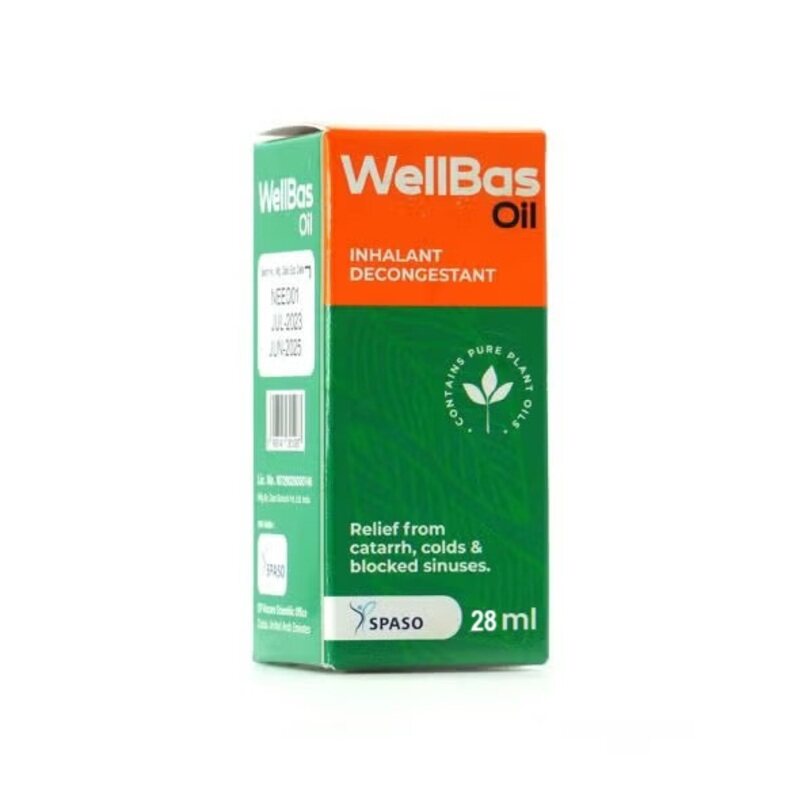 

WellBass Oil Inhalant Decongestant 28 ml