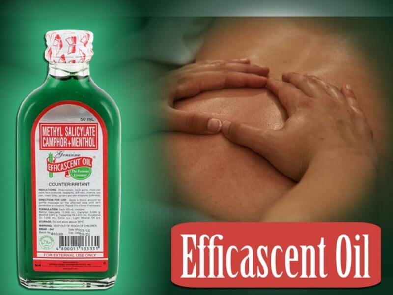 Efficascent Essential Oil Methyl Salicylate Camphor Menthol For Back Pain Muscle Pain Joint Pain Headache Cramps Sprains 50 ml