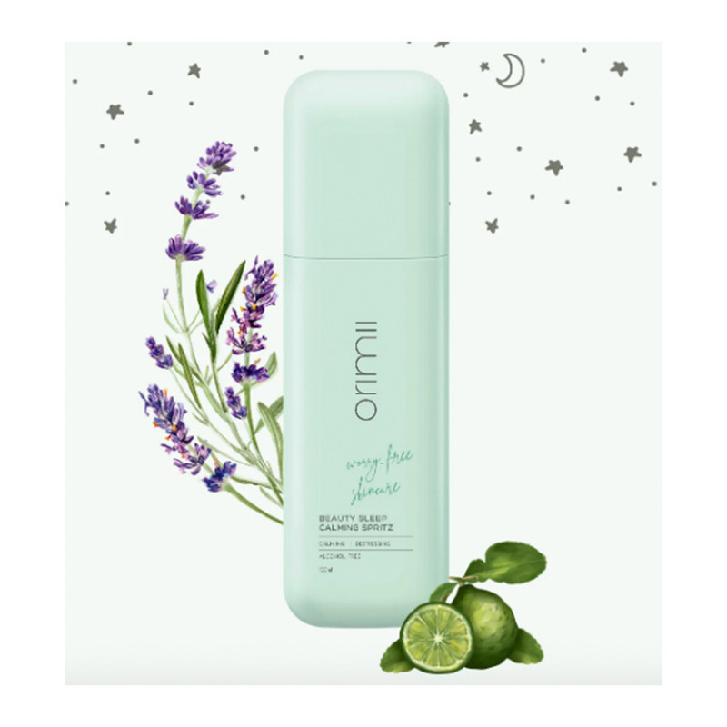 Orimii Beauty Sleep Calming Spritz - Alcohol Free, Calming & Destressing - Helps You Relax, Ease Anxiety & Get A Good Night's Rest with Lavender & Bergamot - 100 ml