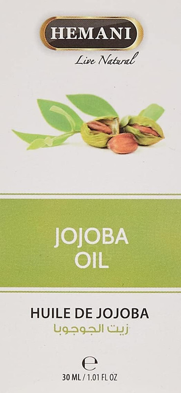 Hemani Herbal Oil 30ml Jojoba Protect Against Bacterial And Fungal Growth On Skin Preventing The Skin From Becoming Oily Removing Acne