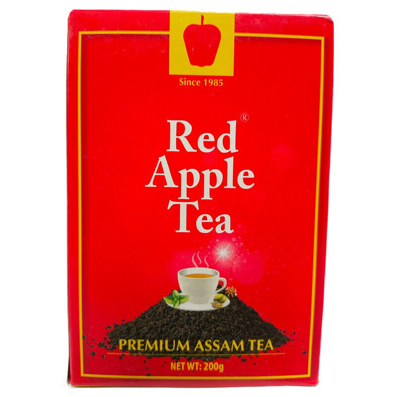

Red Apple Tea Premium Assam Tea - Rich, Malty Flavor - High Caffeine Content