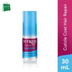 Vitress Cuticle Coat Hair Repair - With Hydro Restore System - Restores Damaged Hair - 30ml