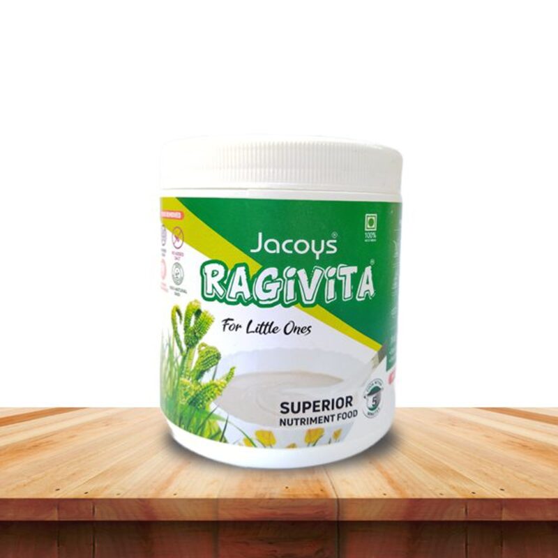 Jacoys Ragivita Powder - Natural Ragi - Nutritional Food Supplement - 400g