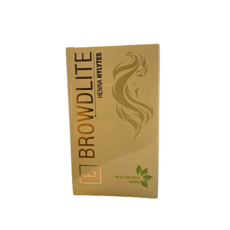 

Sanjeevani Browdlite Henna Hylytes with Natural Henna - Ammonia & Paraben Free - Lasts up to 4-6 weeks on Hair - Natural Long-lasting Color - 6 Grams + 10 ml -