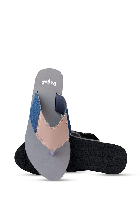 Regal Ladies Foot Care - Premium Footwear - Handcrafted for Superior Comfort - Designed to Keep Your Foot Healthy - With Micro Cellular Polymer Insol - Grey, UK, Size 8