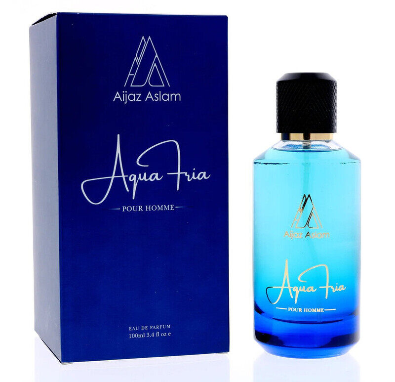 

Hemani Aijaz Aslam Aqua Fria Men - Ambery & Leather Warm Fragrance - Inspired by Ocean Leather by Memo Paris + Issey Miyake for Him - Long-lasting Sce