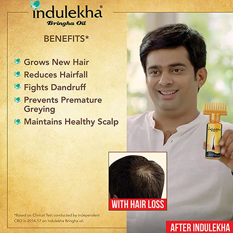 Indulekha Bringha Hair Oil for Hair Fall Control, 100ml