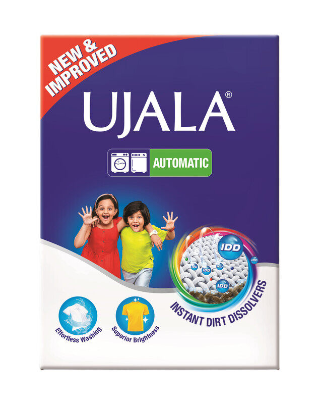 

Ujala IDD Powder for Automatic - Effortless Washing Superior Brightness - Long Lasting Freshness - Whitens Clothes In One Wash - Removes Tough Stains