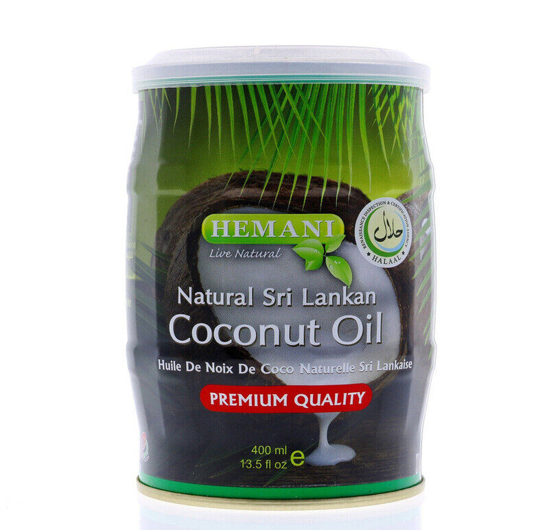 

Hemani Herbal Oil 400ml Coconut Protect and Beautify Your Skin Helping to Lose Weight Reduces Cholesterol Level Composed of A Group of Unique Fat Mole