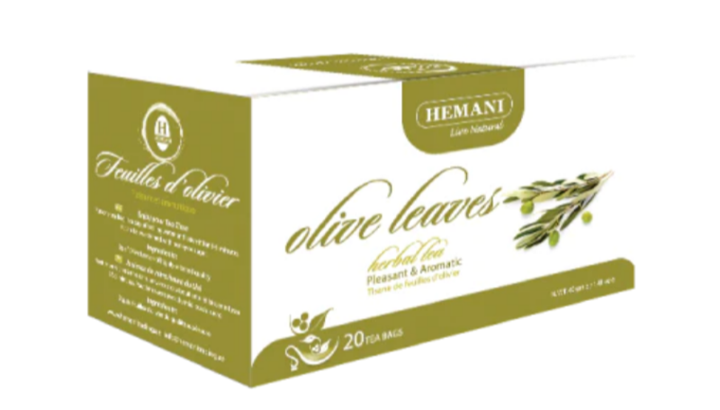 

Hemani Olive Leaves Herbal Tea Pleasant & Aromatic Lowers Blood Pressure and Sugar Levels 20 Tea Bags - 40gms