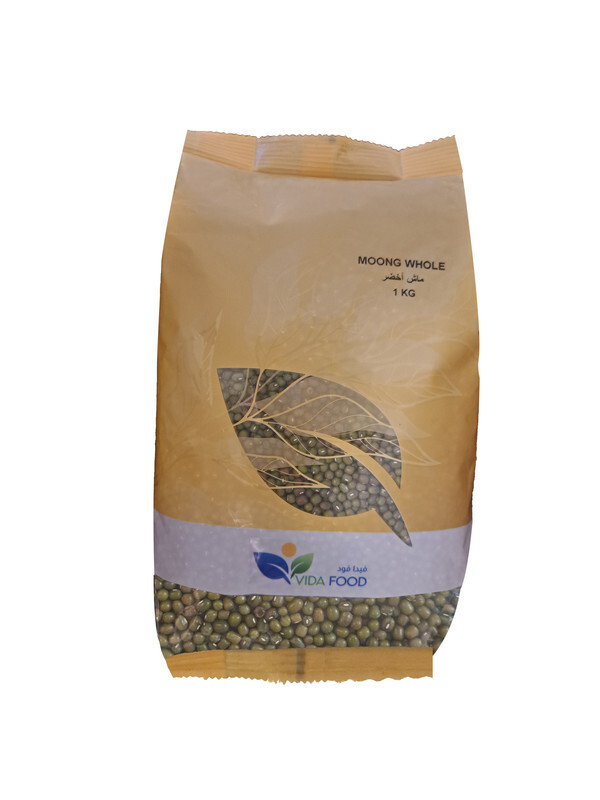 Vida Food Moong Whole - Free from GMO and Natural - Rich with Protein, Fiber, Vitamins & Minerals - 1 kg