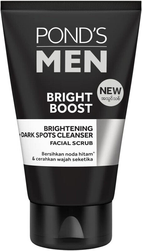 

Pond's Men Bright Boost Facial Scrub - Brightening & Dark Spots Cleanser - 100 g