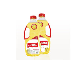 Coroli Pure Canola Oil 1.5 Liters Less Saturated Fat High Level of Omega 3 and Minimal Cholesterol for Cooking, Sauteing, Stir Frying And Baking