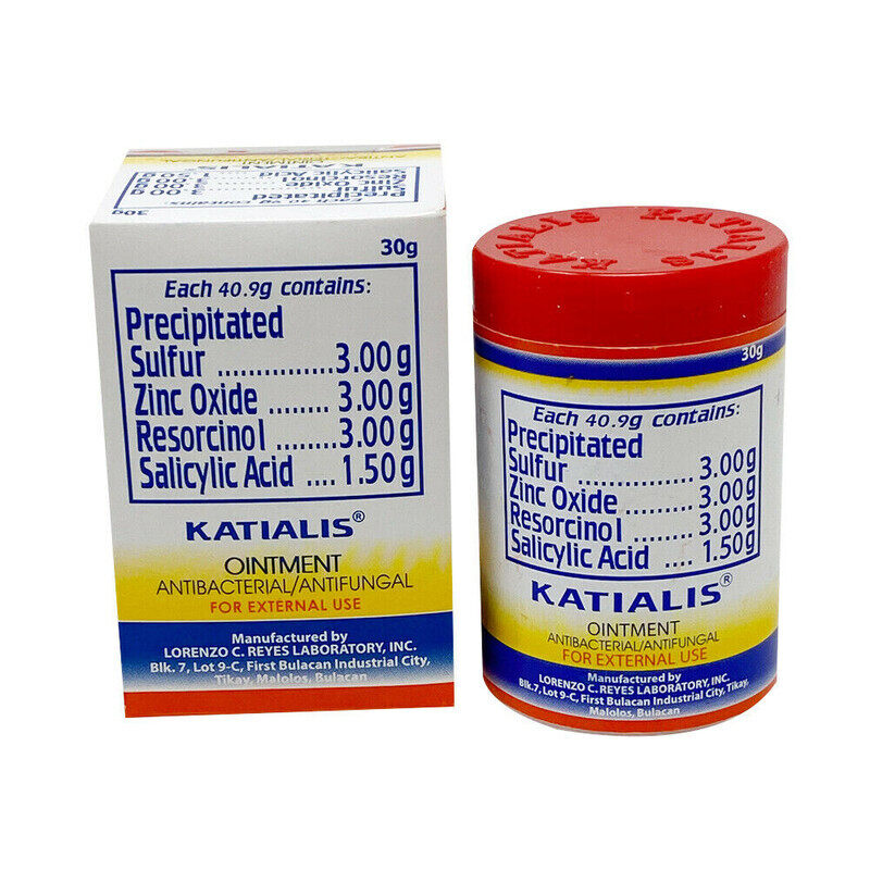 

Katialis Ointment Antibacterial/Antifungal - Treats Eczema, Insect Bites, Pimples, Dandruff, Ringworm - Clinically Proven Effective Cure for Prickly H