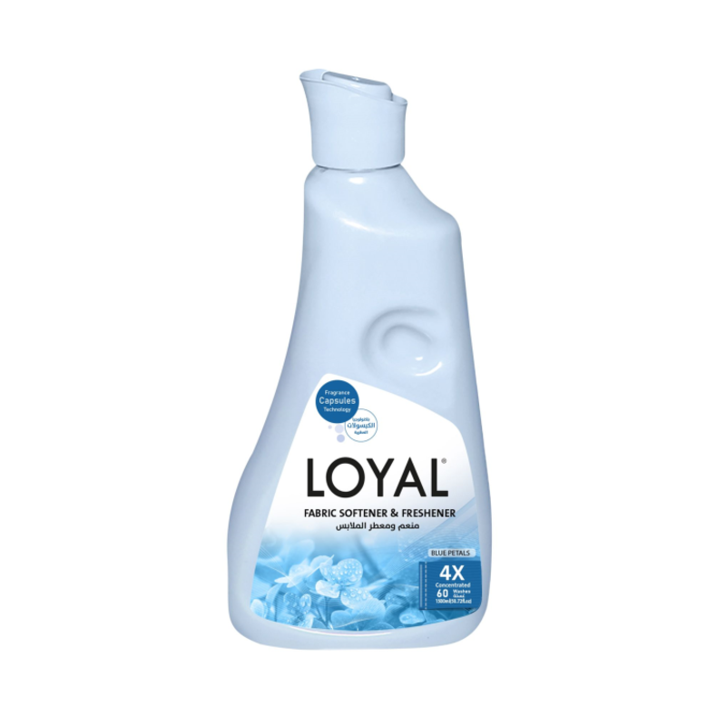 

Loyal Fabric Softener & Freshener Blue Petals 1500 ml