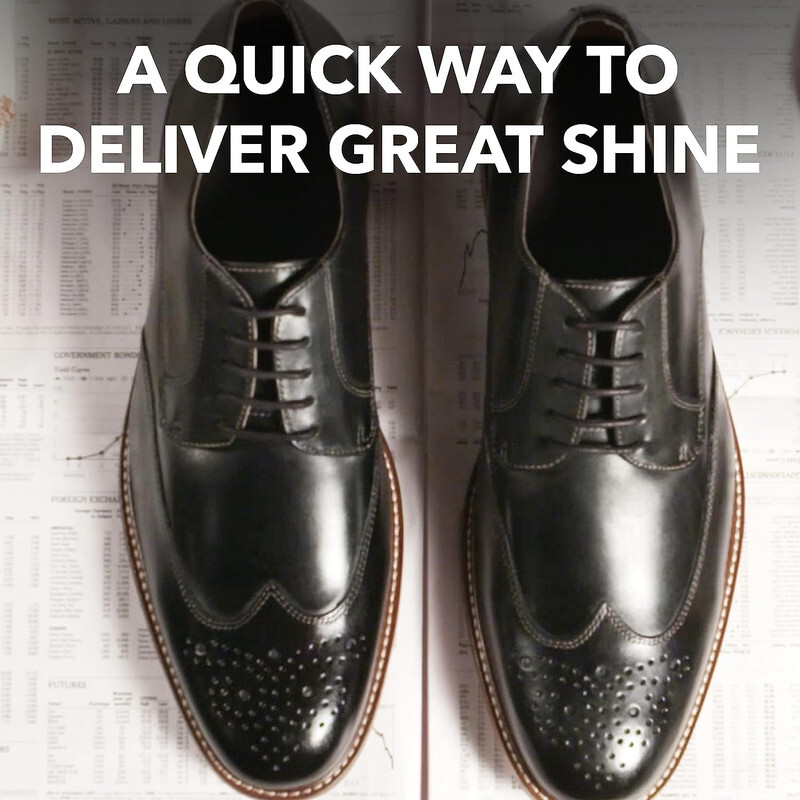 Kiwi Instant Shoe Polish - Black Leather - Easy To Use Liquid Wax Polish - Making It Look Fresher For Long - 75 ml