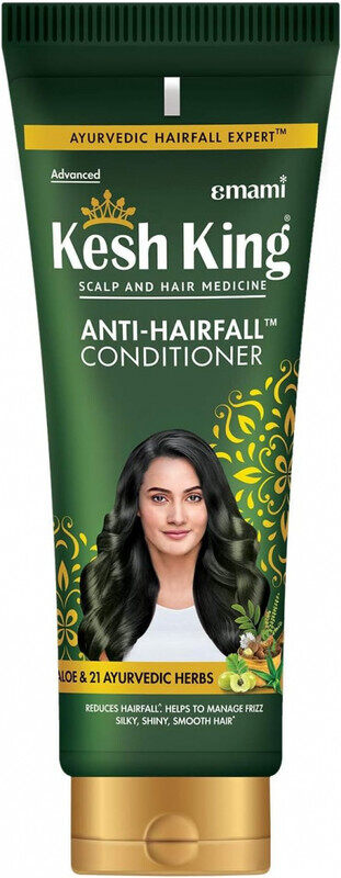 

Emami Kesh King Anti-Hair Fall - Aloe & 21 Ayurvedic Herbs - Reduces Hair Fall - Helps to Manage Frizz, Silky, Shiny & Smooth Hair