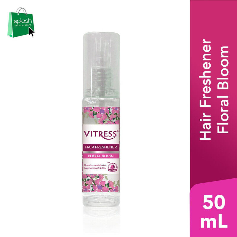 

Vitress Hair Freshener Floral Bloom - Eliminates Unwanted Odors - Keeps Hair Smooth & Shiny - With Anti-Bacterial Actives - 100ml