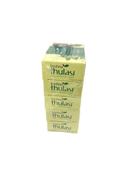 Krishna Thulasi Pure Ayurvedic Soap with Coconut Oil & Thulasi - With New Fragrance - Purifies and Protects Your Skin - 5x75 g