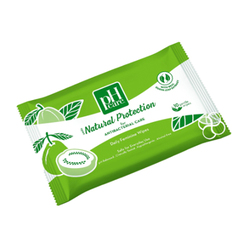 pH Care Natural Protection for Anti-Bacterial Care - Daily Feminine Wipes - with Real Guava Leaf Extract - Safe for Everyday Use - pH Balanced - 10 Gentle Wipes