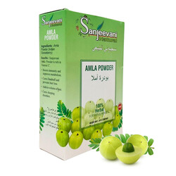 Sanjeevani Natural Amla Powder - 100% Pure Indian Gooseberry for Hair Growth - Rich in Vitamin C - 200g