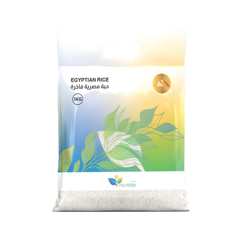Vida Food Egyptian Rice - Long Grains - Aromatic Fragrance - 5kg