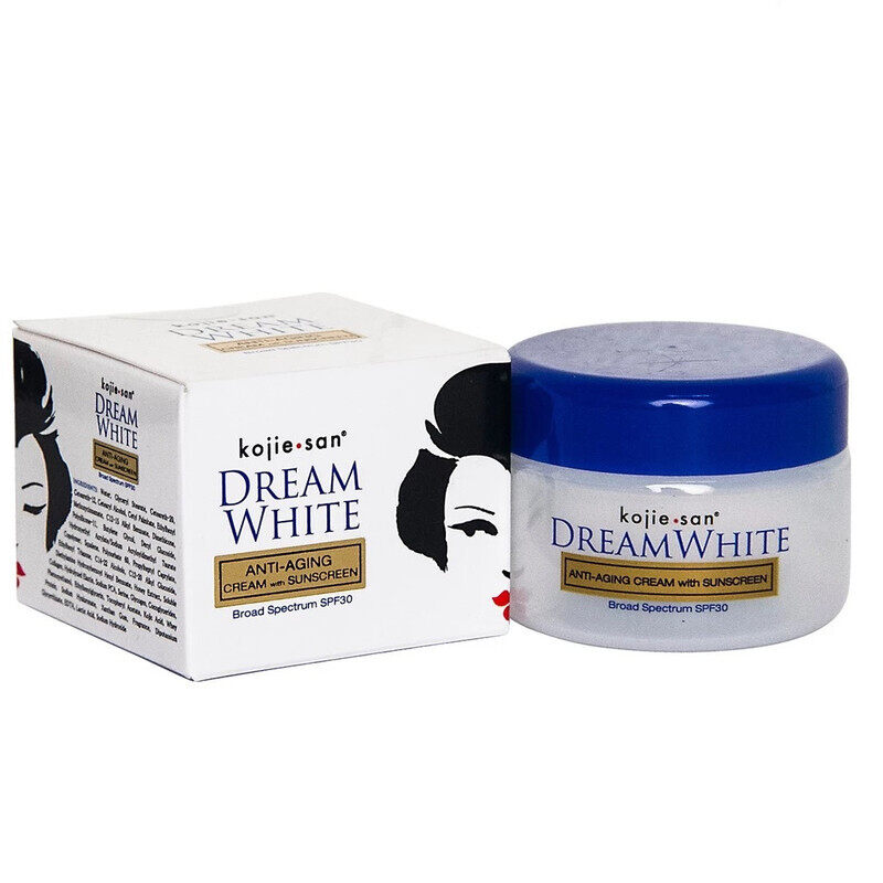 

Kojie San Kojiesan Dream White Anti-Aging Cream with Sunscreen - Broad Spectrum SPF30 - Brightening Effect - 30 g
