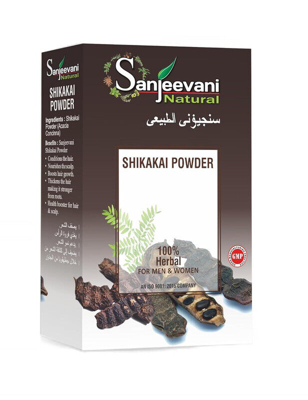 

Sanjeevani Natural Shikakai 100% Herbal Powder - Reetha Powder For Frizzy Hair - Controlling Hair Fall & Dandruff - 100 g