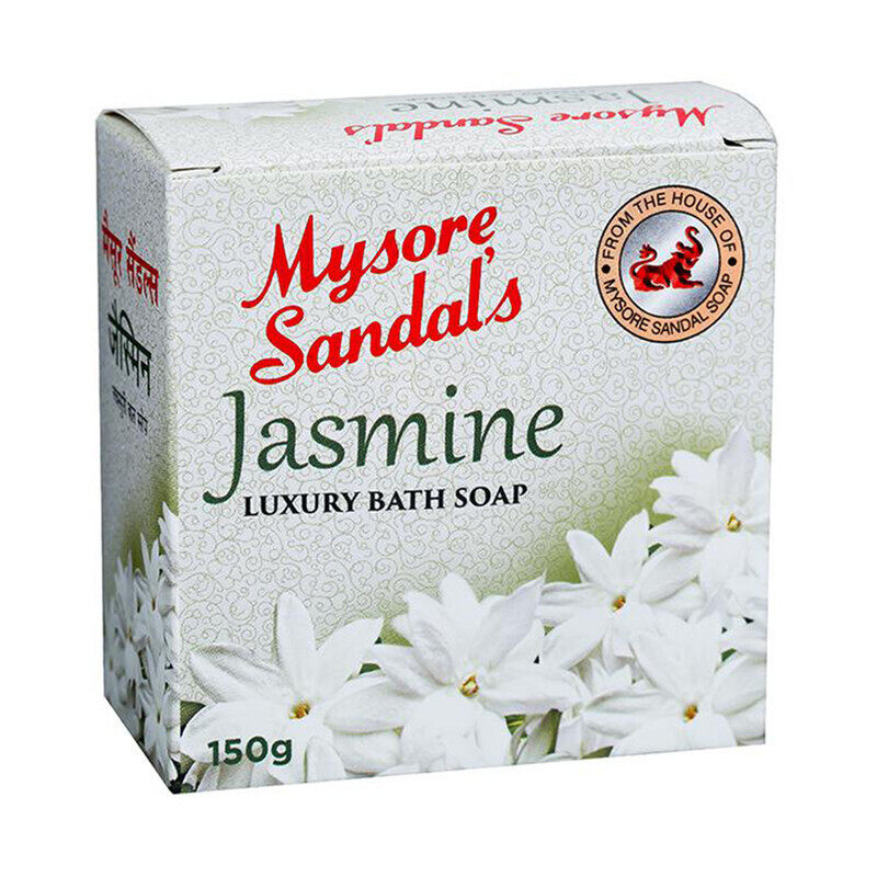 

Mysore Sandal's Jasmine Luxury Bath Soap - Keeps the Skin Smooth & Pimples Free - Keeps the Skin Glowing, Soft & Blemish Free 150 gms