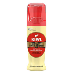 Kiwi Instant Shoe Polish All Leather Colour - Wax Rich Formula - Easy to use - Shines and Protects - 75ml