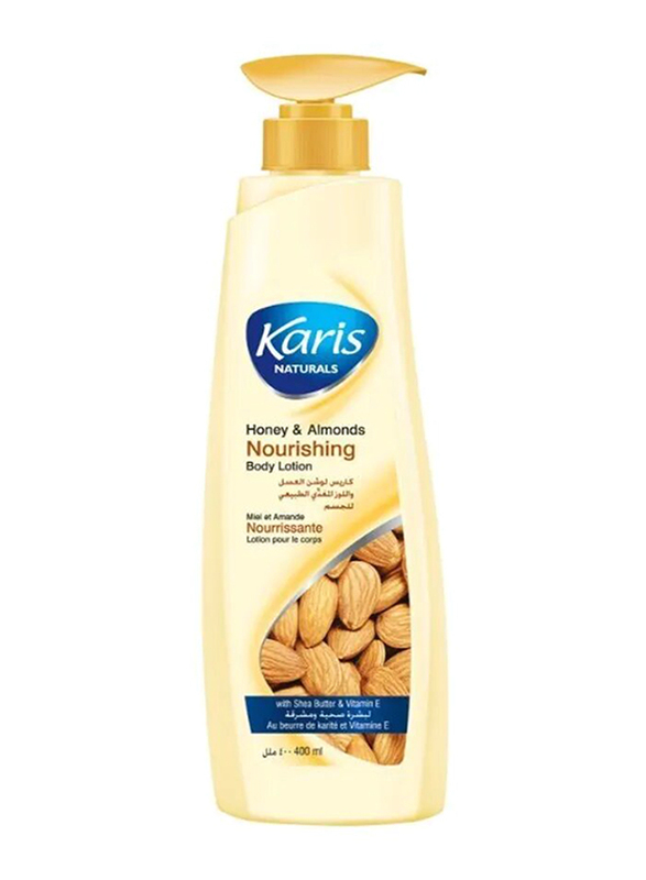 Karis Naturals Honey & Almonds Nourishing Body Lotion, 400ml