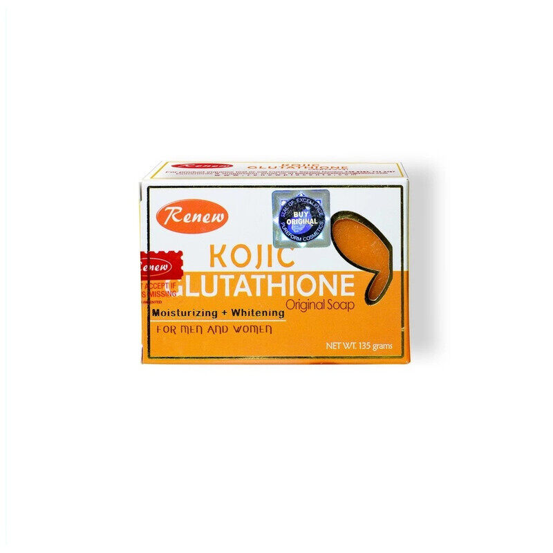 

Renew Kojic Glutathione Original Soap - Moisturizing + Whitening Soap - For Men & Women - 135 g