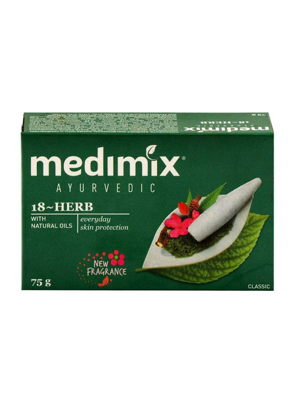 Medimix 18 Herbal Soap Classic Soap, 4 x 75gm