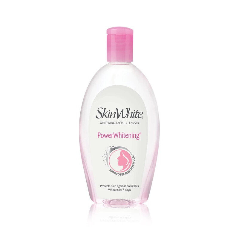 

Skin White Whitening Facial Cleanser PowerWhitening - With BioProtectant Formula - With Witch Hazel - Advanced Tripower Technology - Whitens in 7 Days