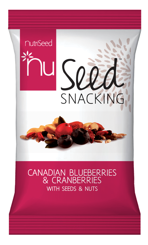 NuSeed Snacking Canadian Blueberries & Cranberries With Seed & Nuts 30g