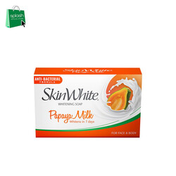 Skin White Whitening Bath Soap Papaya Milk - For Face & Body - For Soft & White Skin - Whitens Skin in Just 7 Days - 90g