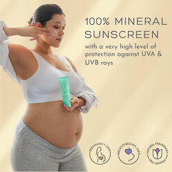 Orimii Clean Shield Mineral Sunscreen with SPF 50+ - PA++++, Broad Spectrum, UVA and UVB Defence - Safe for Moms - 50 ml