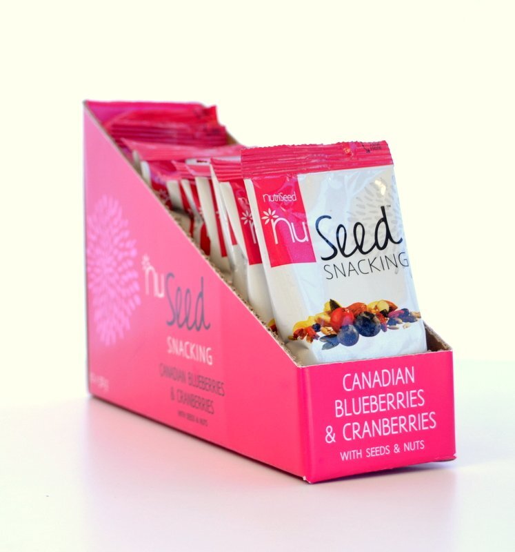 NuSeed Snacking Canadian Blueberries & Cranberries With Seed & Nuts 10x30g