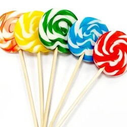 Sweet Factory Rainbow Round Lollipop - Irresistible Flavor - Perfect for Party Favor - 20 gm