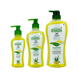 Dhathri  Dheedhi Lime Shampoo Dandruff Control  - Ayurvedic Shampoo Fortified with Lemon  - Helps Prevent Scalp Itching  - 650ml