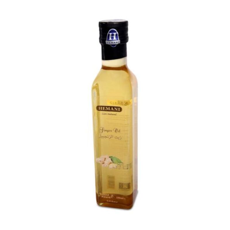 Hemani Ginger Oil 100 % Naturals - Promoting Healthy Digestion - Revatilizing Aroma - 250 ml