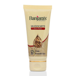 Banjara's Multani Mitti Face Pack - Clear Smooth Skin - 15 Minutes Easy Use - 50g