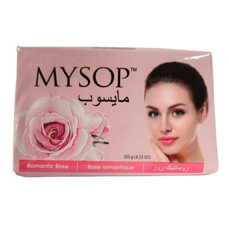 

Mysop Romantic Rose Body Soap - With a Sweet Rose Floral Fragrance - 120 g