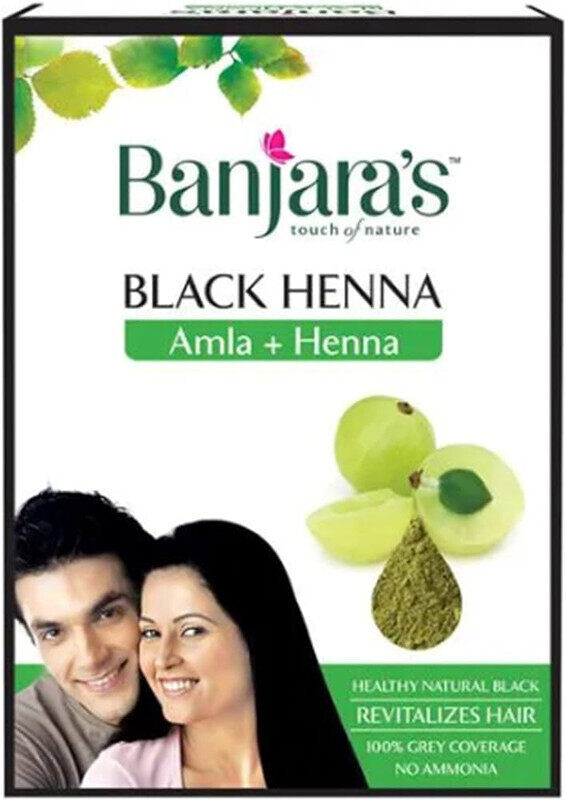 

Banjara's Banjaras Amla + Henna - ScalpTreatment and Anti-Dandruff - Nourishes & Strengthen The Hair - 100% Gray Hair Coverage & No Ammonia-100 G