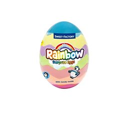 Sweet Factory Rainbow Surprise Eggs - Mini Candies with a Burst Of Color And Flavor - 10 Grams